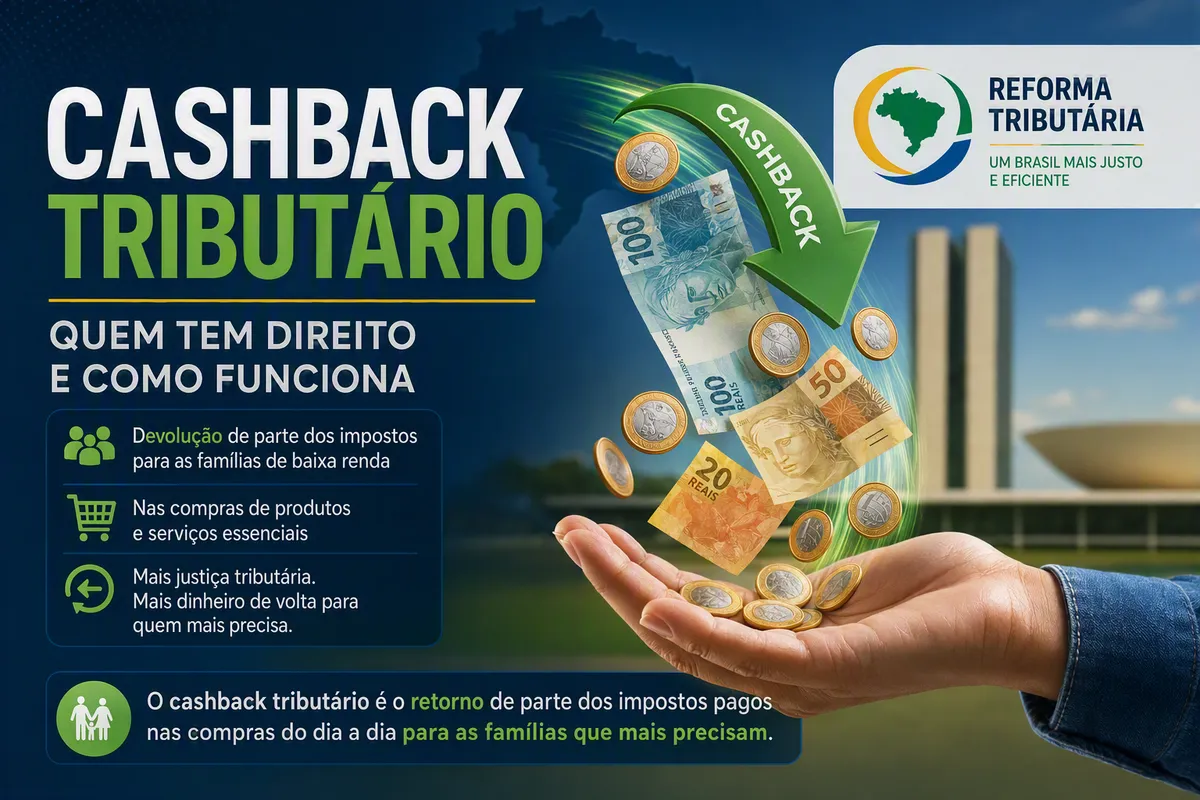 Cashback tributário para famílias de baixa renda